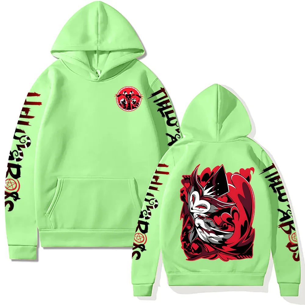 Helluva Boss 2025 New Pullovers Men Women Animation Anime Leisure Fans Hoodies Fashion Hip Hop Harajuku Aesthetic Streetwear Y2K