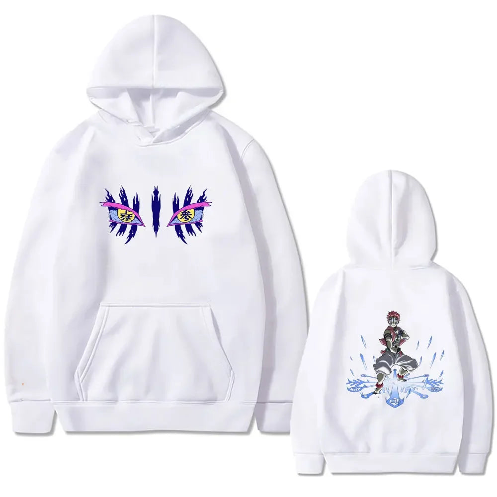 Floral Print T-Shirt Soft Breathable Casual Oversized Hoodie Anime Style Fleece Hoodies Men Women Unisex Streetwear Top