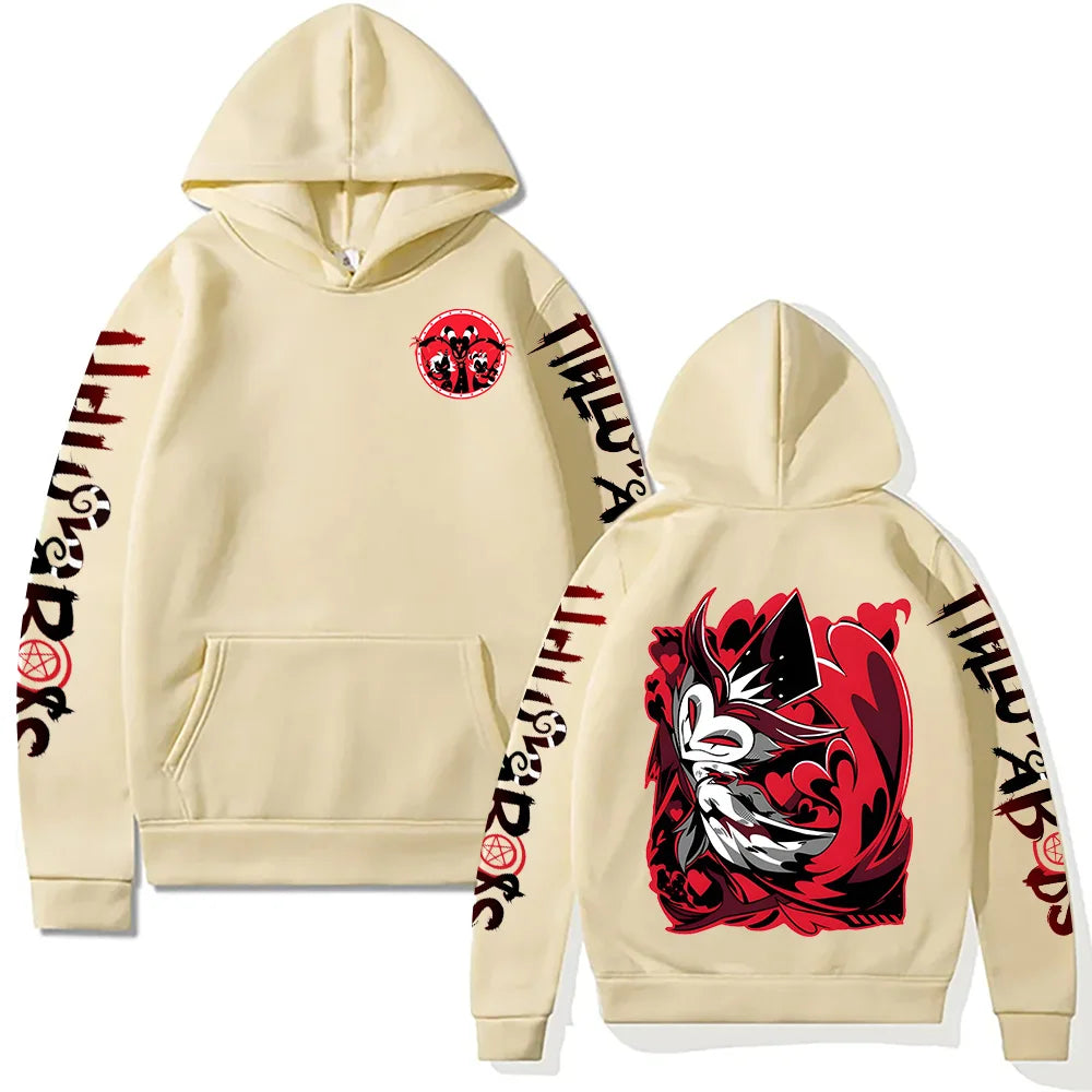 Helluva Boss 2025 New Pullovers Men Women Animation Anime Leisure Fans Hoodies Fashion Hip Hop Harajuku Aesthetic Streetwear Y2K