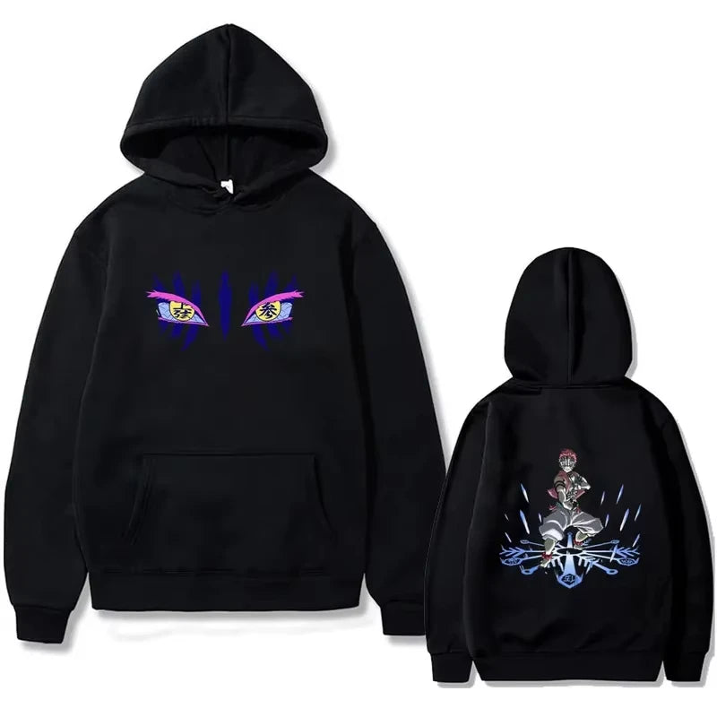 Floral Print T-Shirt Soft Breathable Casual Oversized Hoodie Anime Style Fleece Hoodies Men Women Unisex Streetwear Top