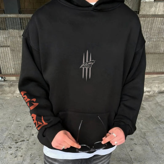Demon Slayer Anime Douma Printed Hoodie 2026 Men's Spring/Summer New Harajuku Plus Size Trendy Casual Loose Y2K Parent Child Top