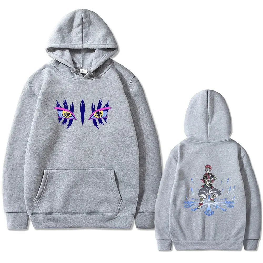 Floral Print T-Shirt Soft Breathable Casual Oversized Hoodie Anime Style Fleece Hoodies Men Women Unisex Streetwear Top