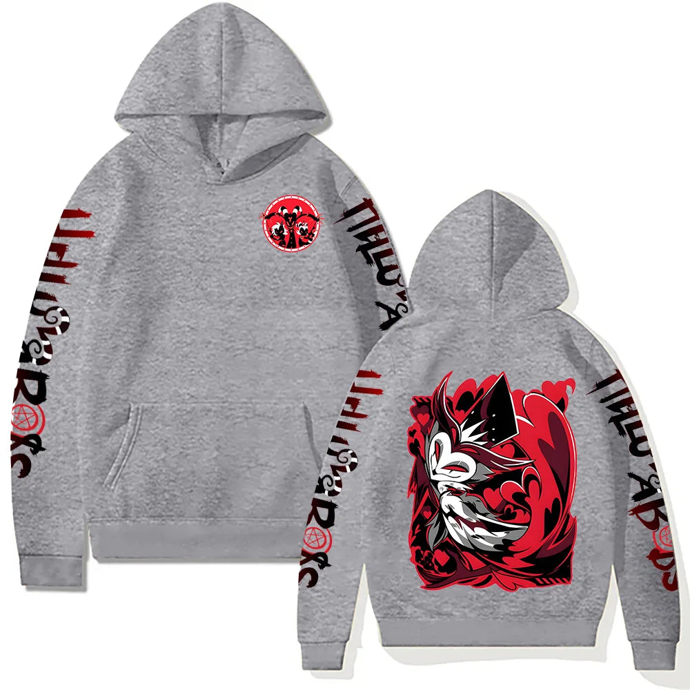 Helluva Boss 2025 New Pullovers Men Women Animation Anime Leisure Fans Hoodies Fashion Hip Hop Harajuku Aesthetic Streetwear Y2K