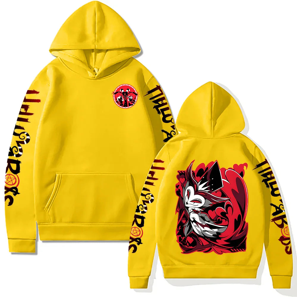 Helluva Boss 2025 New Pullovers Men Women Animation Anime Leisure Fans Hoodies Fashion Hip Hop Harajuku Aesthetic Streetwear Y2K