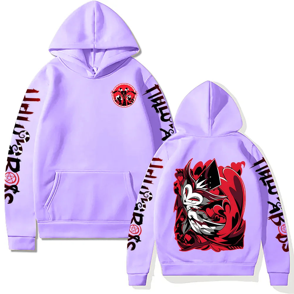 Helluva Boss 2025 New Pullovers Men Women Animation Anime Leisure Fans Hoodies Fashion Hip Hop Harajuku Aesthetic Streetwear Y2K