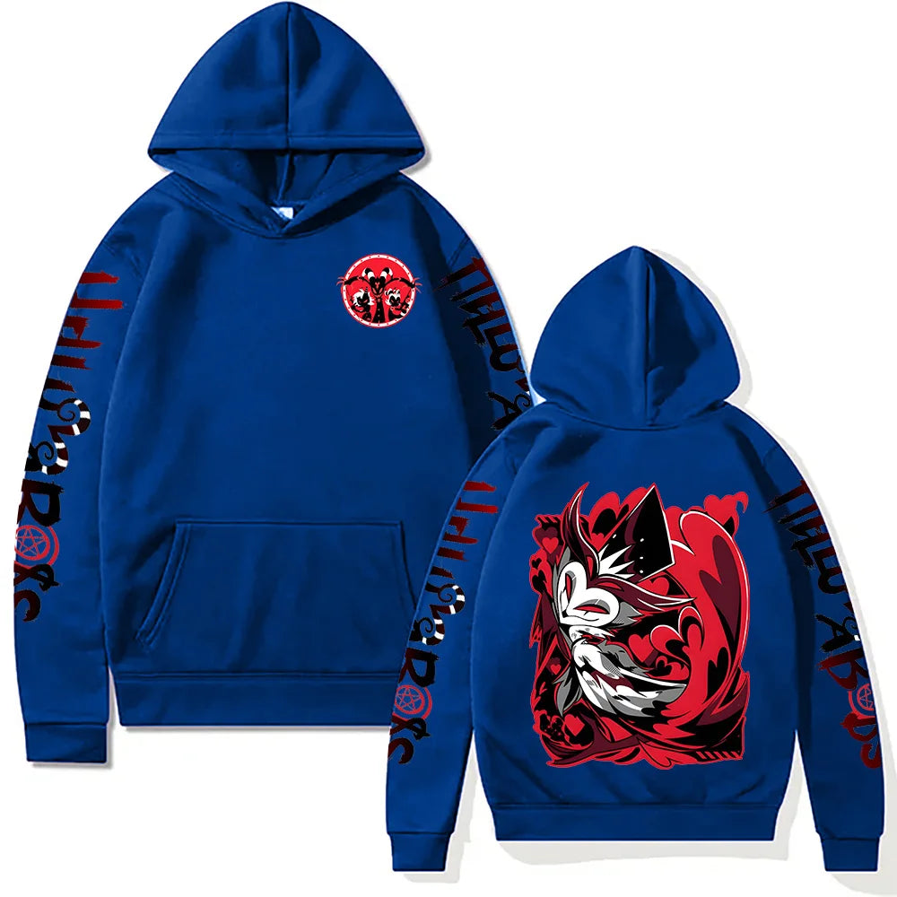 Helluva Boss 2025 New Pullovers Men Women Animation Anime Leisure Fans Hoodies Fashion Hip Hop Harajuku Aesthetic Streetwear Y2K