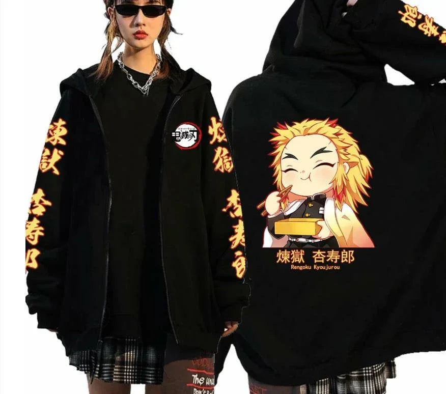 Demon Slayer: Kimetsu no Yaiba Anime Kapuzen Sweatshirt Hoodie Men's and Women's 2026 New Arrivals2026 New Products Autumn