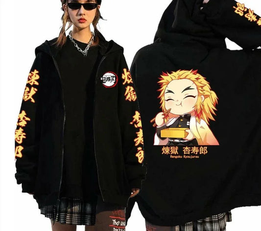 Demon Slayer: Kimetsu no Yaiba Anime Kapuzen Sweatshirt Hoodie Men's and Women's 2026 New Arrivals2026 New Products Autumn
