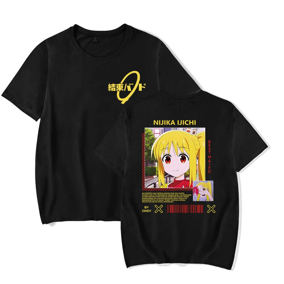Classic Special TShirt Bocchi the Rock Gotou Hitori Manga Shirt Anime Comfortable Hip Hop Graphic T Shirt Short Sleeve Tees