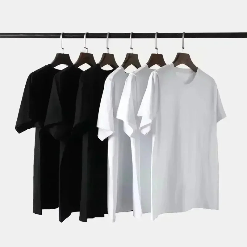Solo Leveling anime Men's 100%clothing T-shirt Cotton retro Japanese O-neck short-sleeved Hipster Fashionable Oversized Y2K shir