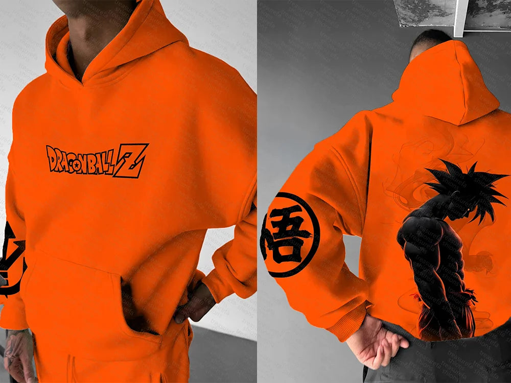 Dragon Ball Hooded Sweatshirt - Soft, Breathable & Stretchy | Trendy Pullover Hoodie | Ideal Hoody for Sports & Leisure!